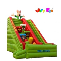 Giant Cartoon Inflatable Play Center Slide for Kids