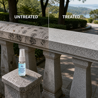 Essence Liquide Nano Microcristalline Incolore Anti-Taches pour Pierre de Qualité Industrielle, Formule Modifiée Invisible, Marque A1