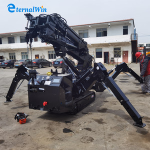 3T 5T בום טלסקופי מיני זחל ספיידר מנוף למכירה - Product Image 4