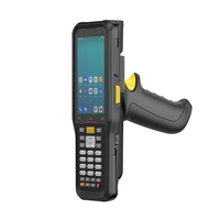 Escáner de Código de Barras de Largo Alcance CENAVA, PDA Android 4G, Escáner de Inventario de Larga Distancia con Teclado Numérico y Mango