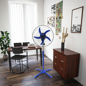 <span class=keywords><strong>Ventilateur</strong></span> <span class=keywords><strong>sur</strong></span> <span class=keywords><strong>pied</strong></span> et tour de 18 pouces en plastique à commande mécanique pour usage domestique et hôtelier, hauteur réglable - Product Image 3