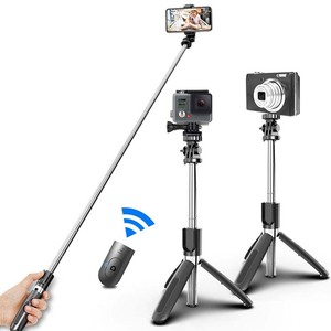 Perche <span class=keywords><strong>Selfie</strong></span> sans fil <span class=keywords><strong>4</strong></span> en 1 L02, trépied pliable, monopode, universel pour Smartphones, Gopro et caméras de sport - Product Image 6