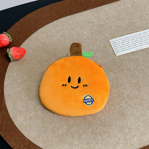 Porte-monnaie en peluche Kawaii en forme de fruits, porte-clés, breloque de <span class=keywords><strong>sac</strong></span> souple en forme de pomme et banane, mini portefeuille zippé, accessoire esthétique pour <span class=keywords><strong>sac</strong></span> <span class=keywords><strong>à</strong></span> <span class=keywords><strong>dos</strong></span>, cadeau - Product Image 6