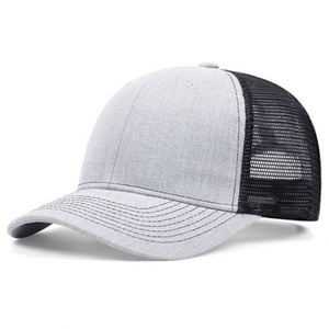 2024 Spring Fall Autumn New Wholesale Baseball Cap Custom logo 6 Panel Two Tone Color Mesh Trucker <b>Hat</b> - Product Image 5