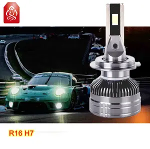 HSL-R16 H11 Led Auto Super Bright Led H4 Led Headlight Car Bulb H4 H7 H11 Luz 9005 9006 50W H1 H3 9004 9007 9012 Headlight Lamp