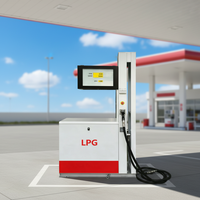 Distributeur de GPL semi-automatique électrique certifié ATEX, pompe à carburant antidéflagrante à buse unique