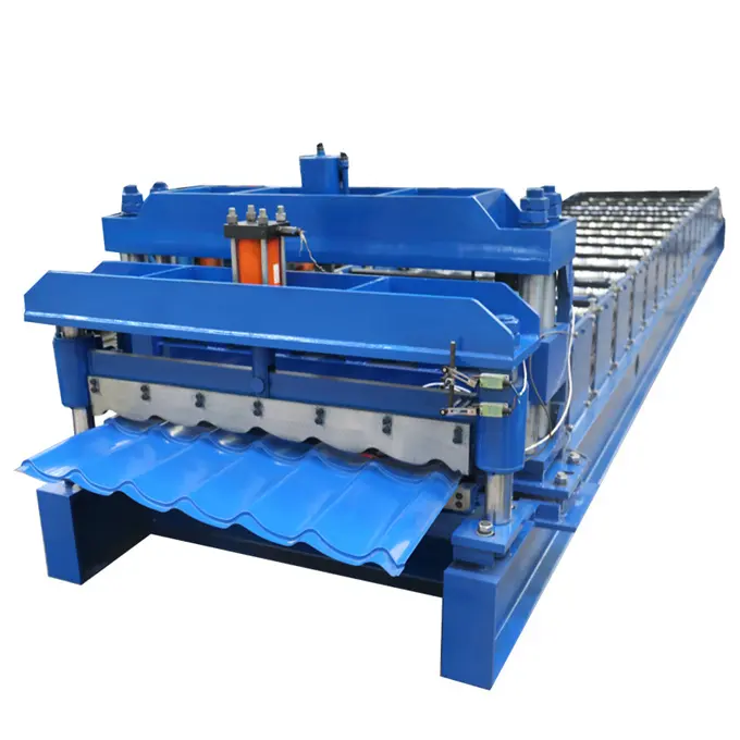 Glazed Roll Forming Iron Sheet Roll Forming Line Glazed Tile Roofing Sheet Making Machine