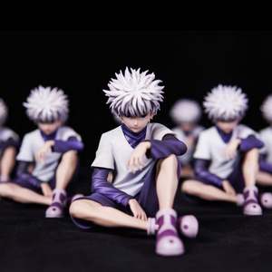 2 Styles de Figurines Manga, Statues de Dessins Animés, Figurines Assises, Nouveautés <span class=keywords><strong>Hunter</strong></span> <span class=keywords><strong>Gon</strong></span> <span class=keywords><strong>Freecss</strong></span> Killua Zoldyck Figura Pvc Anime Figure Cadeaux Jouets - Product Image 4