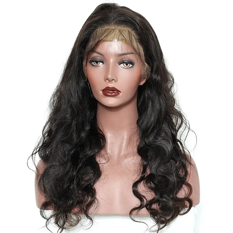 Body Wave Glueless Full Lace Human Hair Wigs Natural Black Lace Wig With Baby Hair Brazilian Virgin Lace Front Human Hair Wigs