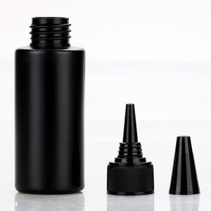 Custom 50Ml Hdpe Twist Cap Tip Pegamento Limpiador Botella Hdpe Botella de plástico para salón Mascarilla para el cabello Cuidado del cabello Embalaje - Product Image 3