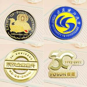 Cabeza de León Personalizada para Insignia Metálica Bañada en Oro con Esmalte Suave/Duro, Colores Personalizados para Clubes de Servicio y Organizaciones Sin Fines de Ganancia - Product Image 4