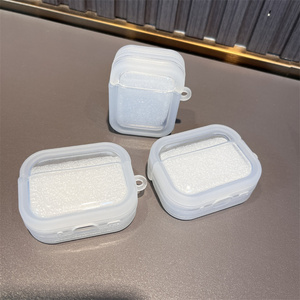 New Translucent Non-Slip Texture Anti-Drop <strong>Earphone</strong> Case Lanyard Headphone Cover for Airpods Pro 2 3 and 4 - Product Image 3