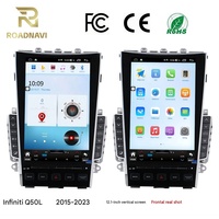 RoadNavi RN-080 GPS Android CarPlay de 12.1'' con Pantalla Dividida, Asistencia de Marcha Atrás, TV y Reproductor de CD para Infiniti Q50L 2015-2023 4G