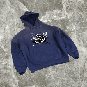 Sudadera con Capucha Extra Grande, Estampada, Bordada, Transpirable, con Cierre, Estilo Retro, Lavada al Ácido, con Estampado de Burbujas Personalizado, 410g, para Hombre y Mujer - Product Image 4