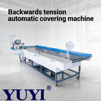 Machine à friser entièrement automatique YUYI avec tension arrière, ourlage et enroulement, robuste, 220V, garantie 1 an, service après-vente à vie