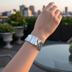 Gold Plated Hinged Fine <b>Bangle</b> <b>Bracelets</b> - Product Image 3