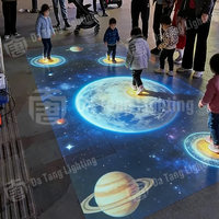 Système de projection au sol interactif pour enfants, jeu interactif de cartographie 3D avec logiciel projecteur