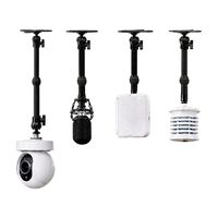 Support de caméra à montage sur poteau avec angle de caméra réglable et stable pour la surveillance du bétail