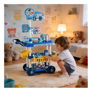 Juego de Juguetes de Madera de Doctor, Kit Médico para Niños, Juego de Imitación de Hospital y Clínica, Juego de Roles Educativo, Juguetes de Desarrollo, Idea de Regalo - Product Image 4