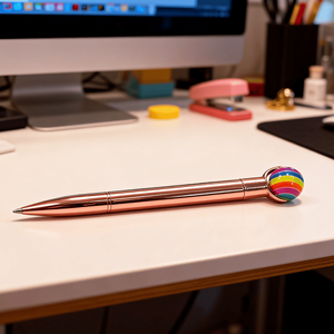 Rodillo Facial con Forma de Bola Único, Bolígrafo de Doble Uso, Herramienta de Belleza, Alivio del Estrés, Regalo de Oficina para Mujeres - Product Image 6