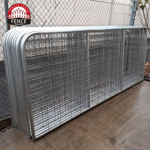 Heavy Duty Galvanized Metal Livestock Cattle Fence 12FT 16FT Farm <strong>Gates</strong> for Sale - Product Image 4