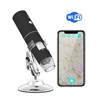 Mikroskop Pembesar Digital 1000x Zoom 1080P HD, Mikroskop Elektron Industri USB 2 Juta Piksel 8 LED