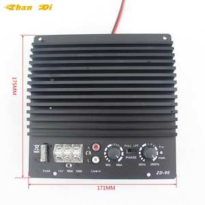 Fabriqué en Chine 12V classe AB carte amplificateur de voiture amplificateur de caisson de basses monocanal - Product Image 5