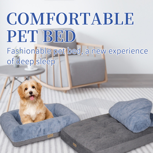 Memory Foam <span class=keywords><strong>Dog</strong></span> Square Bettdecke Abnehmbares Kissen Pet <span class=keywords><strong>Dog</strong></span> <span class=keywords><strong>Bed</strong></span> Weiche und wärmende Pet Betten - Product Image 3