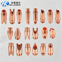 HX LASER QILIN-M10 Buse de soudage laser courte et longue de 40 mm et 25 mm pour tous types de pistolets de soudage, pointe de pistolet de soudage, buse d'alimentation à fil unique A B C D E