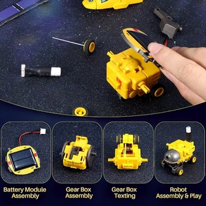 Proyectos STEM para Niños, <span class=keywords><strong>Robot</strong></span> Solar, Juguetes Espaciales, Regalos para Niños y Niñas de 8 a 14 Años, Robots de Experimentos de Construcción 6 en 1 para Adolescentes - Product Image 4