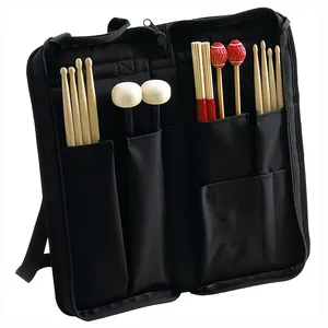 Personalizado Pendurado Bolsa De Ombro Strap Drumstick Bag Portátil Grande Armazenamento Sacos & Casos De Instrumento Musical