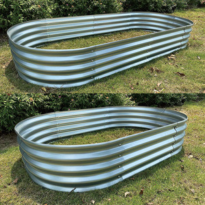Bacs à fleurs et jardinières surélevées galvanisées, kit de jardinières surélevées, vente en gros à bas prix pour jardin extérieur - Product Image 5