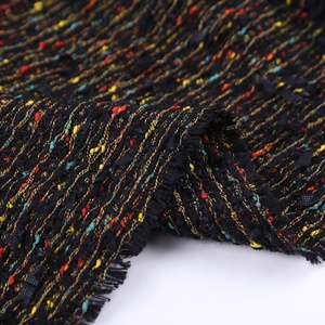 Il più nuovo stile buon prezzo 100% poliestere colorato dot boucle tweed tessuto per le donne <span class=keywords><strong>cappotto</strong></span> - Product Image 5