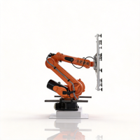 Robot manipulateur automatique à 6 axes pour le chargement et le déchargement de verre, intégration CNC et ligne de production