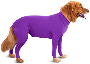 Ropa elástica de cuerpo completo para mascotas, para otoño e invierno, para perros medianos y grandes, gatos, capa base elástica, suministros de ropa para mascotas - Product Image 3