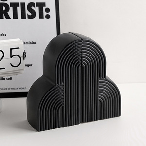 TONGO Modern Simple Bookends Ornaments Wine Cooler Living <strong>Room</strong> Entryway Ceramic Bookcase Desktop <strong>Book</strong> Stand Home Decorations - Product Image 3