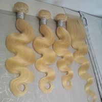 Extensions de cheveux 100% humains, lots de qualité supérieure, cheveux lisses, lots de cheveux brésiliens, vente en gros bon marché, lots de cheveux Remy 613