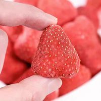 Natuurlijke 250 gram hele aardbeien FD gevriesdroogde snacks, waterconserveerd, knapperig, zoet, Mingtai merk, klaar om te eten, 3% vochtgehalte
