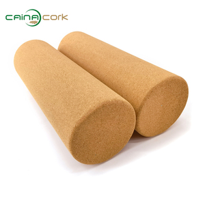 Rodillo de Yoga de Corcho para Masaje Muscular, Material Natural de Alta Densidad, Logotipo Personalizado <span class=keywords><strong>CAINA</strong></span> Home Gym - Product Image 4
