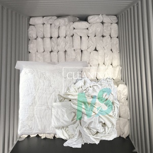 Chiffons de nettoyage industriels de qualité supérieure en coton trié, chiffons industriels en coton blanc pour l'entretien des outils et des machines - Product Image 1