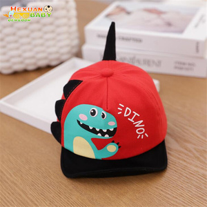 Spring Autumn Kids Baseball <strong>Hat</strong> Boys Girls Cartoon 3D <strong>Dinosaur</strong> Sun <strong>Hats</strong> - Product Image 5