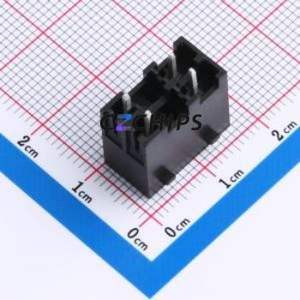 DB2EVHBG-3.81-2*2P-BK Plug-in Terminal Block Through hole,P=3.81mm Board-to-Board / Socket - Closed Snap Fixing 2x2P 3.81mm - Product Image 2