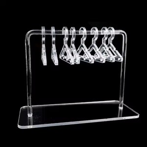 8 Pcs Hangers Shaped Jewelry Holder Personalized Earrings Display Racks Hanging <b>Clothes</b> Stand Storage Jewelry Organizer Holders - Product Image 3