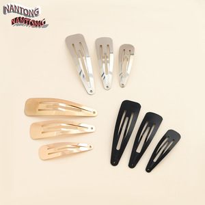 Pinzas para el Cabello de Bebé NANTONG, 5, 6 y 7 cm, Forma de Lágrima, Color Sólido, Accesorios para el Cabello de Uso Diario - Product Image 2