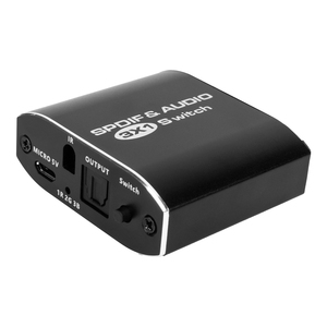 Fiber Optik Anahtarlayıcı 3 Giriş 1 Çıkış SPDIF ANAHTARLARI Fiber Optik Ses Anahtarlayıcı 3X1 Ses Anahtarlayıcı 1 Kesici - Product Image 1