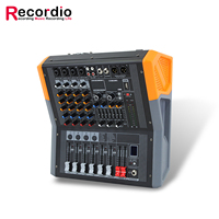 GAX-EP4 Console de Mixage Professionnelle Quatre Canaux avec Amplificateur Intégré de 600 Watts
