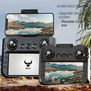 โดรน SG901MAX รุ่นใหม่ หน้าจอ 4.5 นิ้ว ควบคุมด้วยระบบอัจฉริยะ หลบหลีกสิ่งกีดขวางได้  มอเตอร์ไร้แปรงถ่าน  4 แกน  ระบบ GPS อัตโนมัติ สำหรับผู้เริ่มต้น  วัสดุพลาสติก - Product Image 4