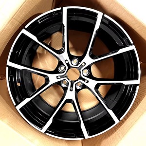 Nouvelles jantes en alliage d'aluminium forgé <span class=keywords><strong>TR</strong></span> 18" 19" 20" 21" à rayons multiples noires pour les séries 345/7 X3/X5 - 5x114.3 PCD 30mm ET - Product Image 2