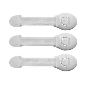 Protection de sécurité pour bébé, verrou en plastique, sangle de verrouillage, verrou de tiroir, verrou de placard, vente chaude aux États-Unis, modèle Mairun 823 50*203mm - Product Image 1