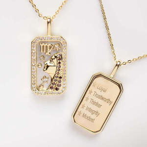 <span class=keywords><strong>Collana</strong></span> <span class=keywords><strong>con</strong></span> Ciondolo Placcato Oro per Donna Catena per Maglione Gioielli Regalo <span class=keywords><strong>Collana</strong></span> <span class=keywords><strong>Segno</strong></span> <span class=keywords><strong>Zodiacale</strong></span> - Product Image 6